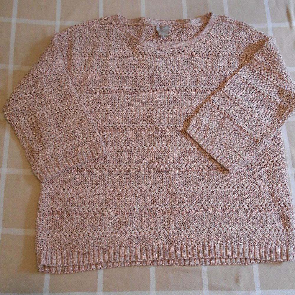 Chicos  women Light Pink Sweater   size-- 1